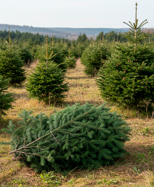 Ramas de Abeto de Navidad Natural Decorativa