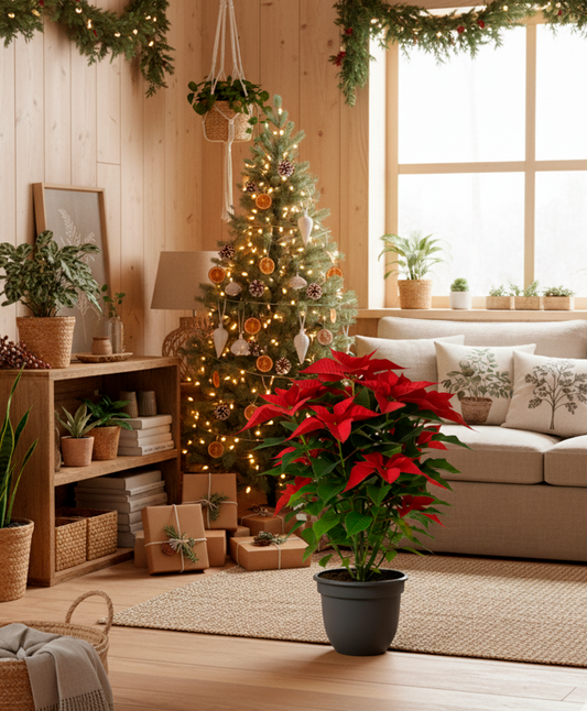 Poinsettia Madre (Flor de Pascua XXL)